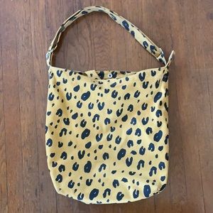 baggu cheetah leopard tote